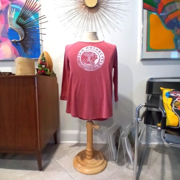 Lucky Brand Other - INDIAN MOTORCYCLE LUCKY BRAND LONG-SLEEVE TEE